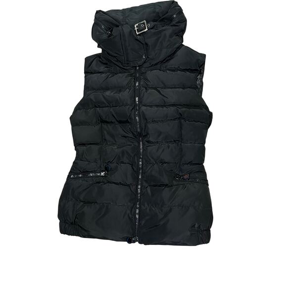 Moncler Black Puffer Vest Women Size Small - Picture 1 of 13